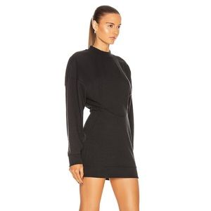 Alexander Wang Sculpted Long Sleeve Crew Mini Dress Size XS